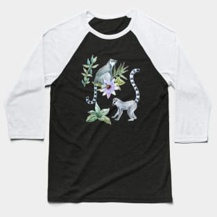 lemur Madagascar animal Baseball T-Shirt